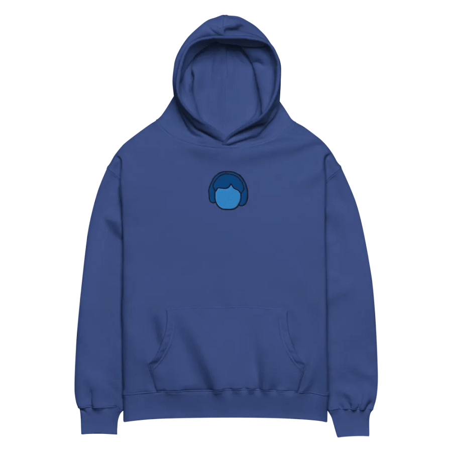 Stitched Logo Hoodie (Blue) product image (1)