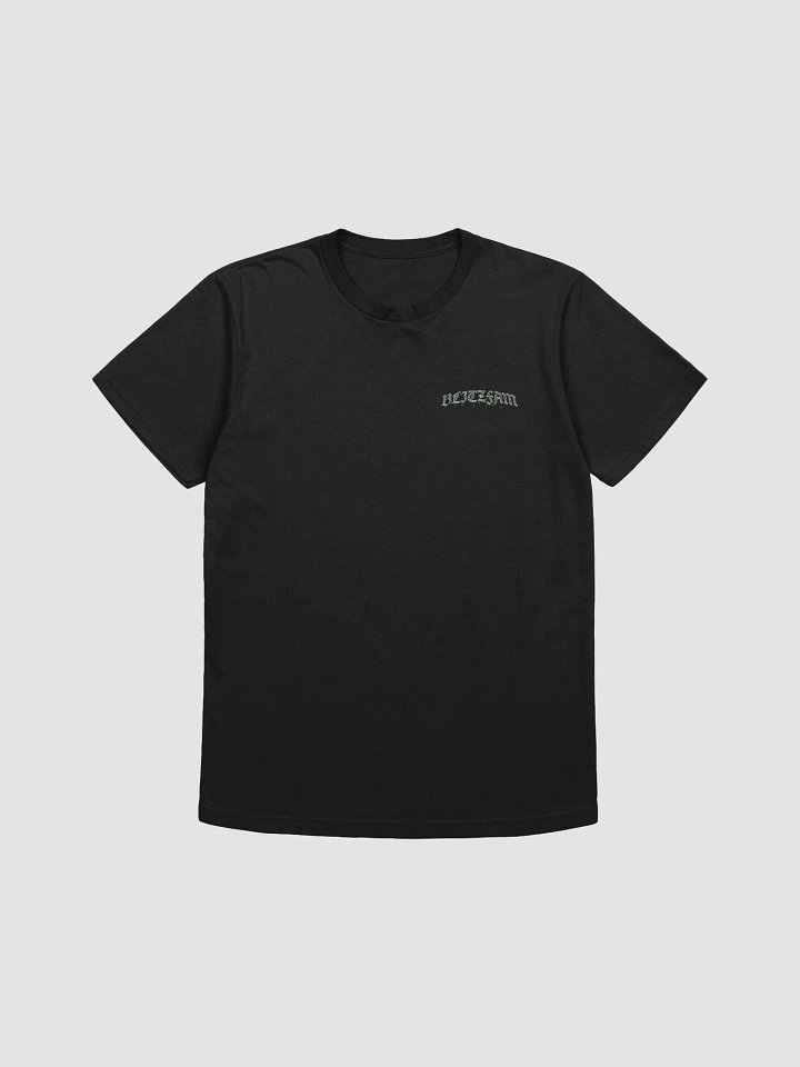 Black t shirt chrome left logo product image (1)