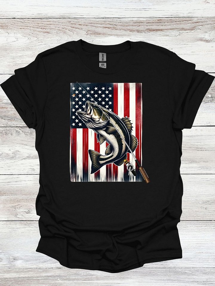 Patriotic Fishing Adventure T-Shirt product image (1)