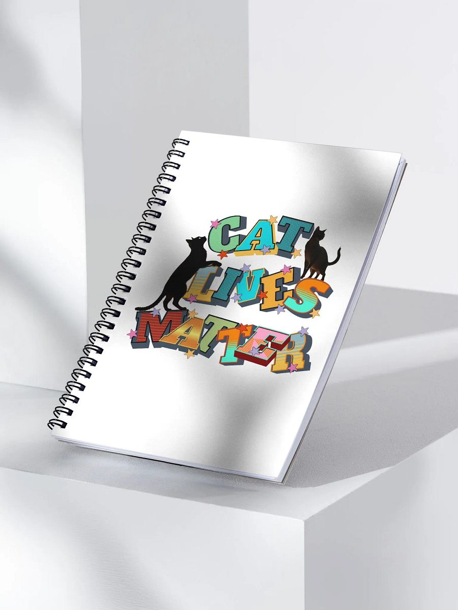 Cat Lives Matter Star-Studded Notebook product image (2)