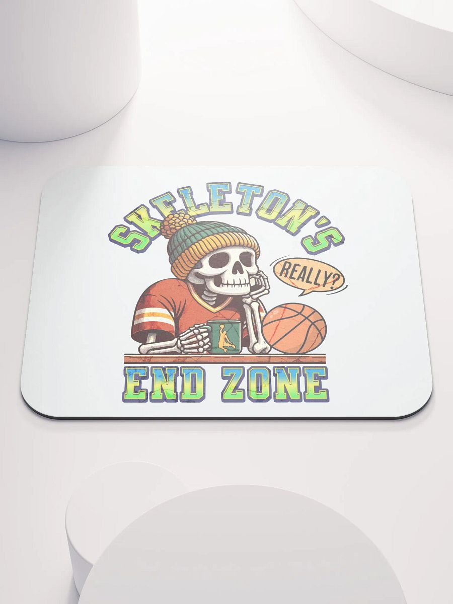 Skeletons End Zone Basketball Mouse Pad product image (2)