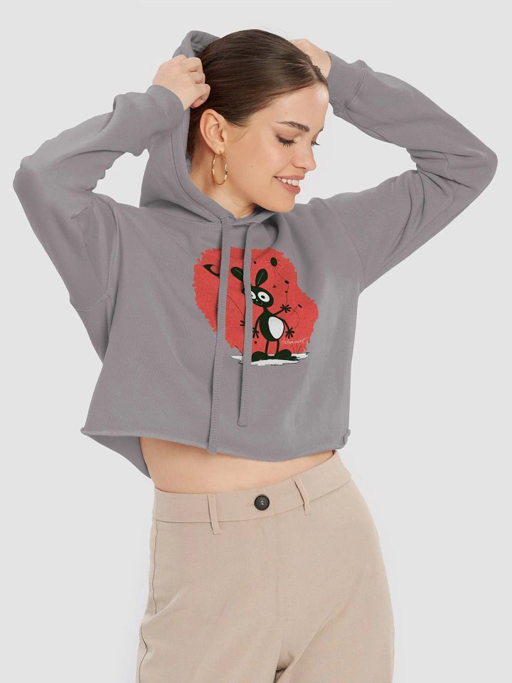 Bella+Canvas Fleece Crop Hoodie product image (1)