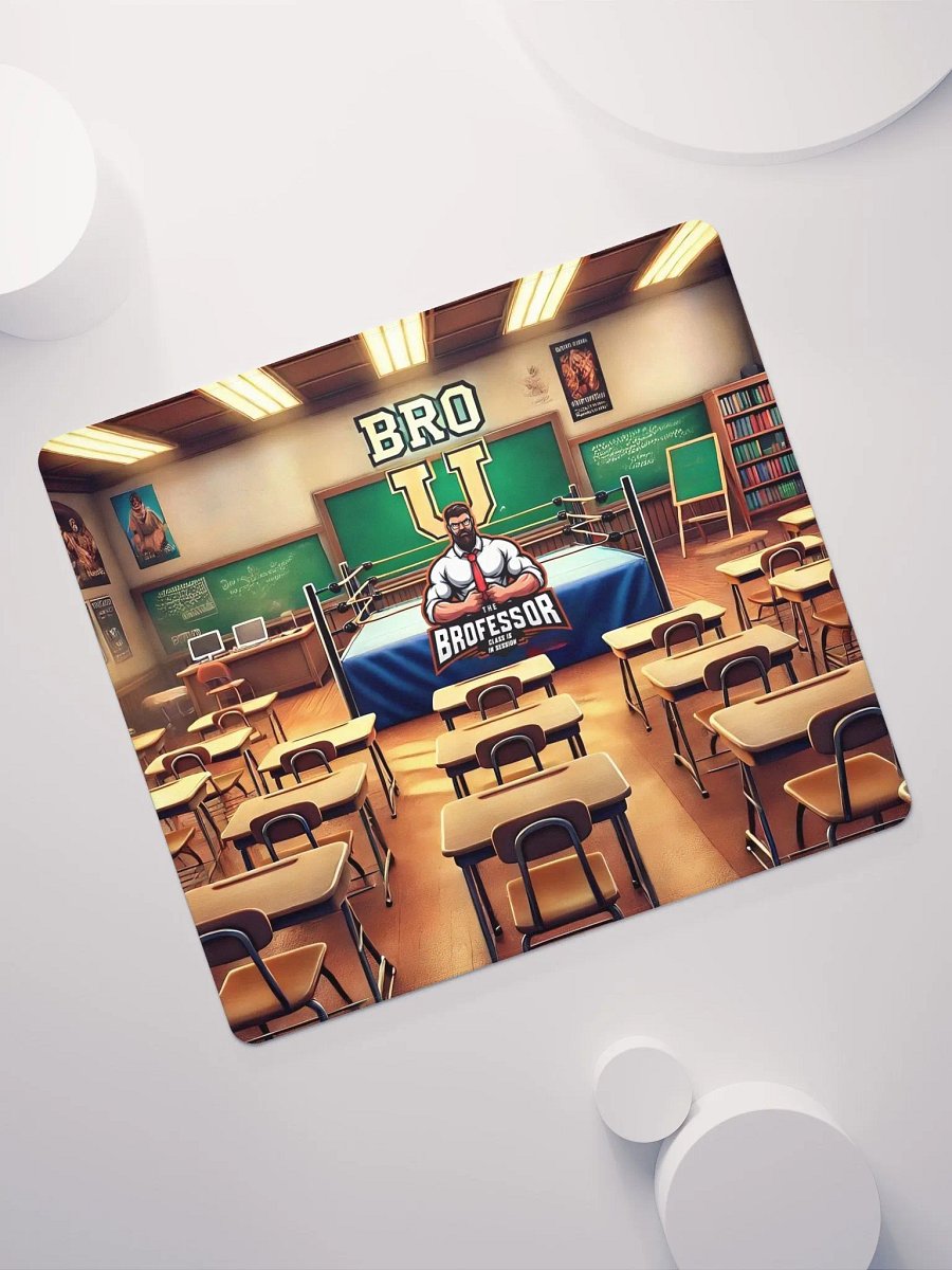 Bro U Wrestling Classroom Gaming Mouse Pad product image (7)