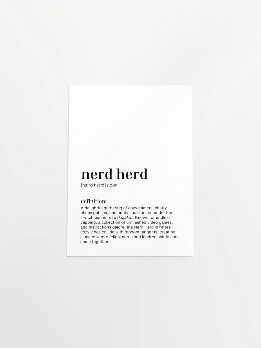 defining "nerd herd" product image (12)