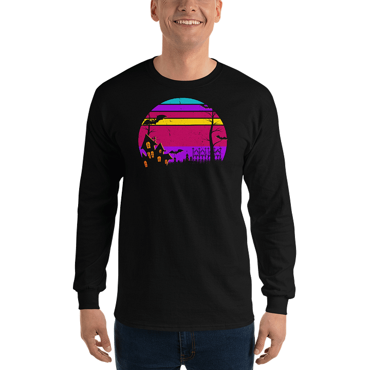 Spooky Retro Long Sleeve Tee product image (1)