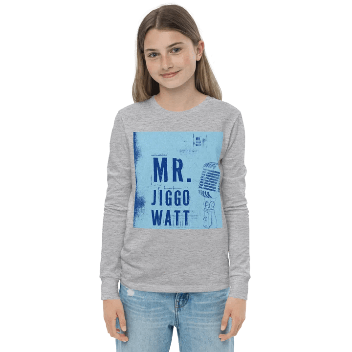 Mr.Jiggowatt Retro Vibes Youth Long Sleeve Tee product image (1)