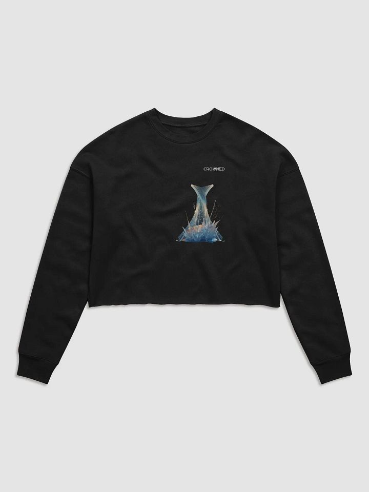 Aqua Spiral Fleece Sweatshirt product image (1)