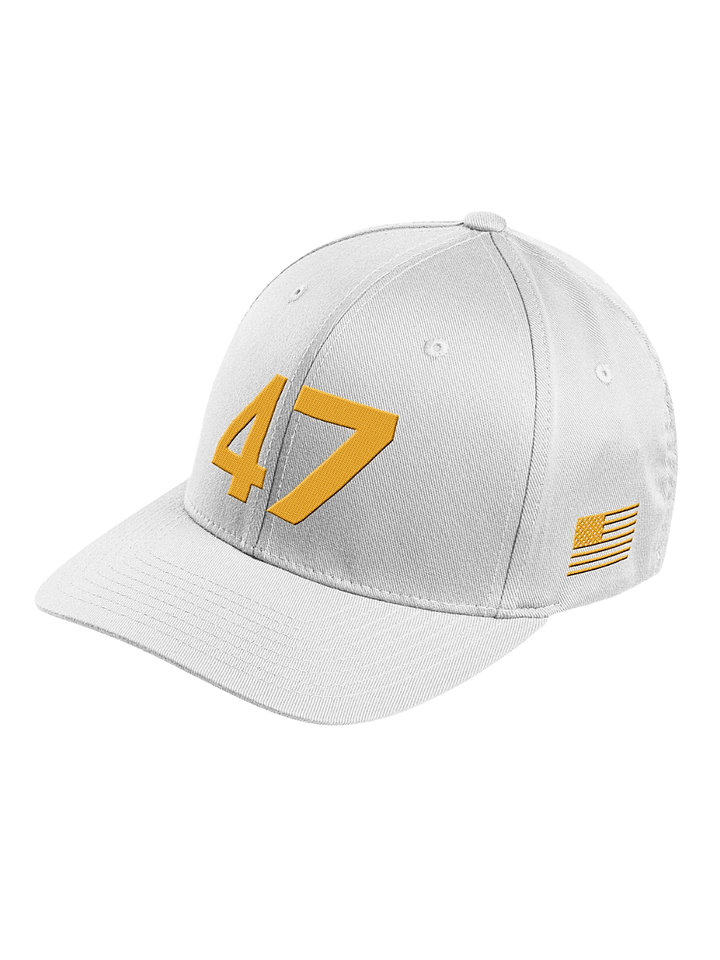 Charlie Kirk 47 Hat - White 47 MAGA Hats product image (1)