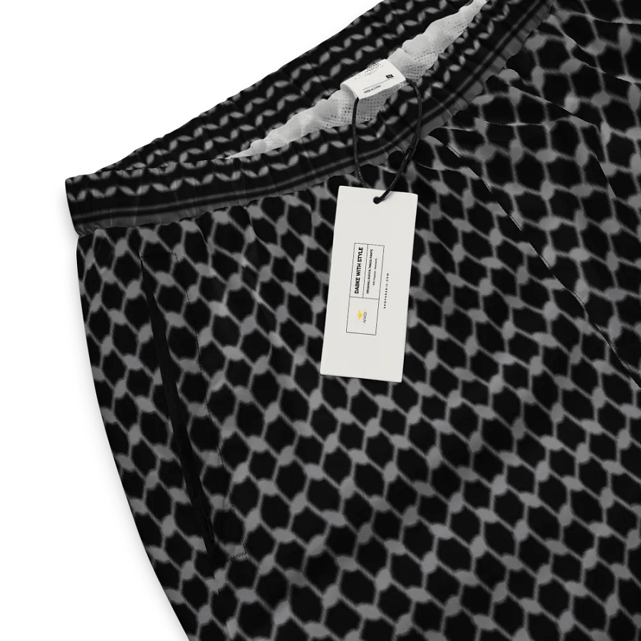 Kufiya Athletic Track Keffiyeh Pants Black & Grey product image (10)
