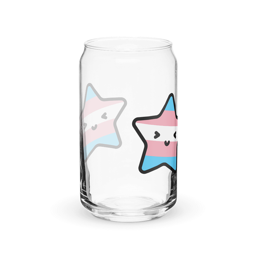 Can-shaped Lucy Trans Pride glass product image (6)