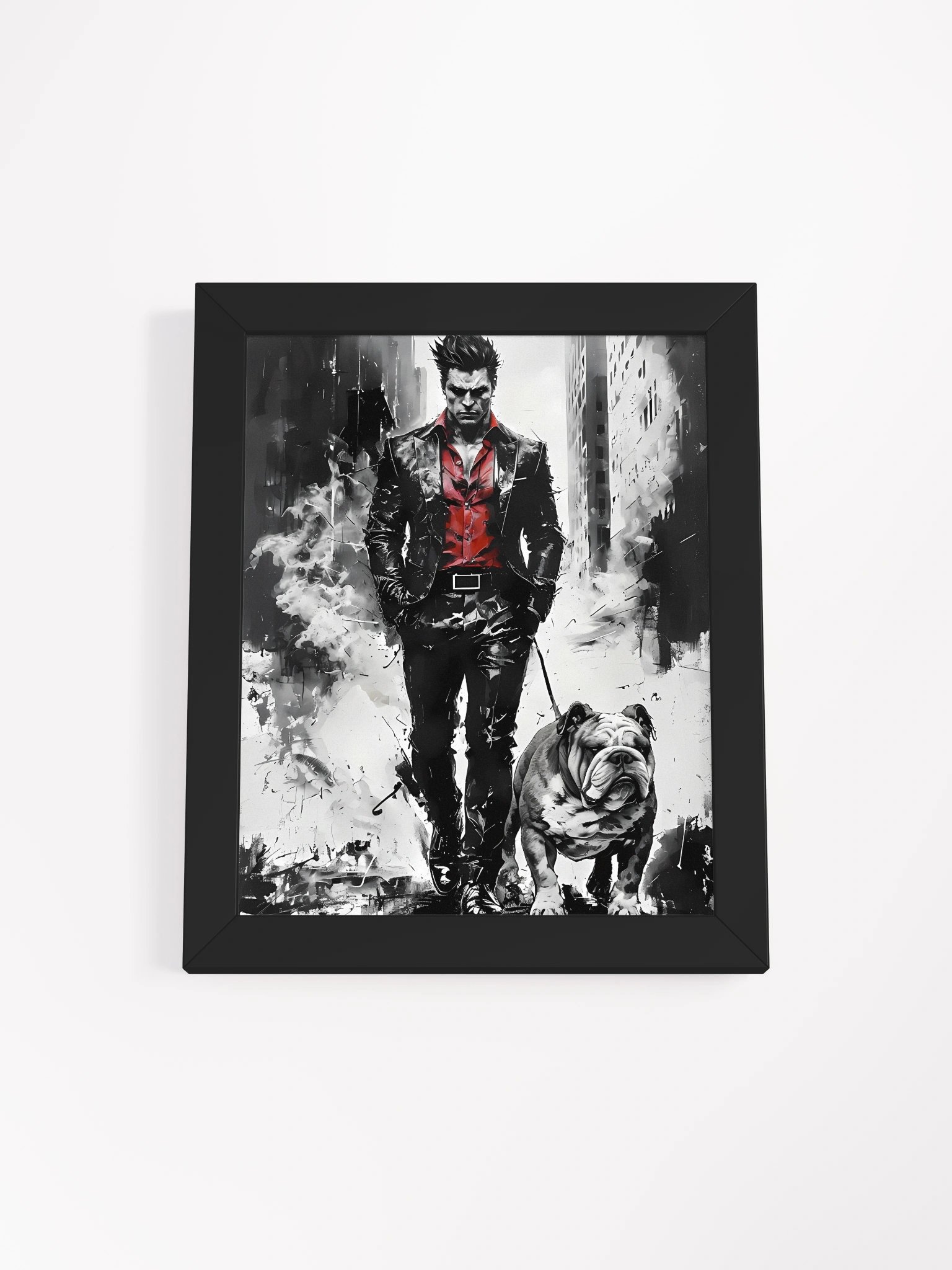 Urban Bulldog Walker Framed Poster product image (2)
