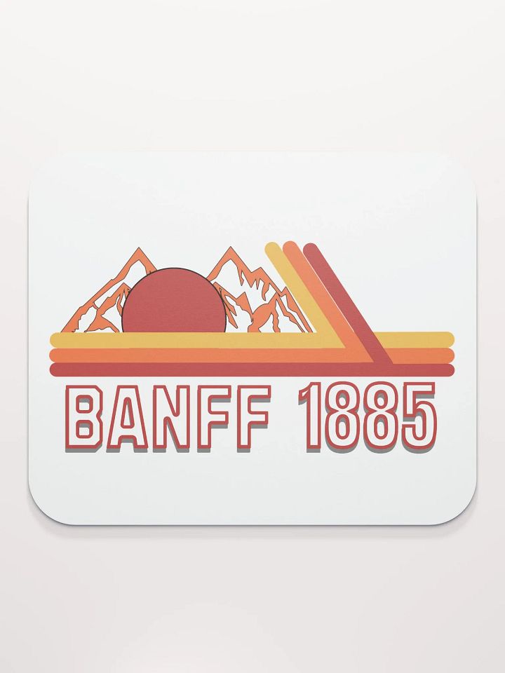 Banff 1885 Mountain Sunset Mouse Pad product image (2)
