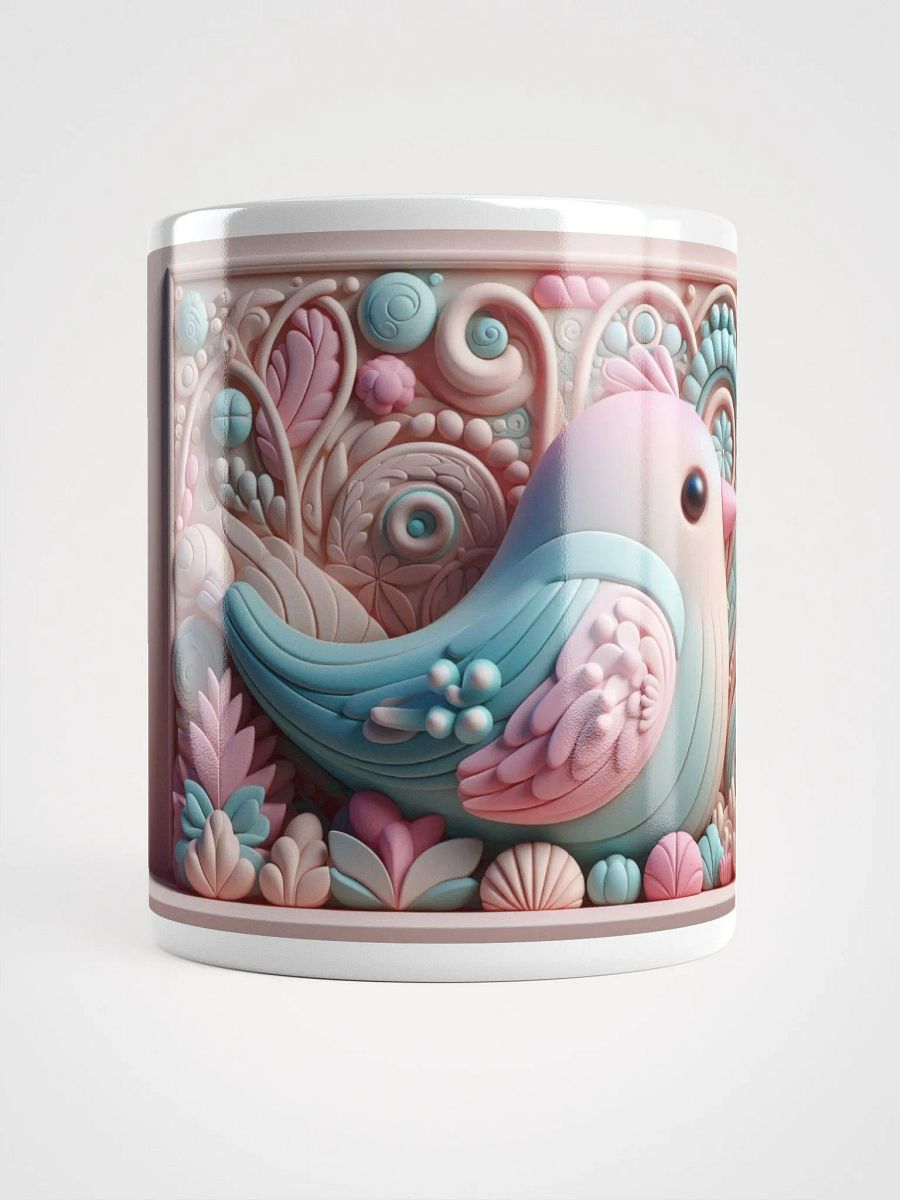 Whimsical Bird Relief Sculpture Mug product image (13)