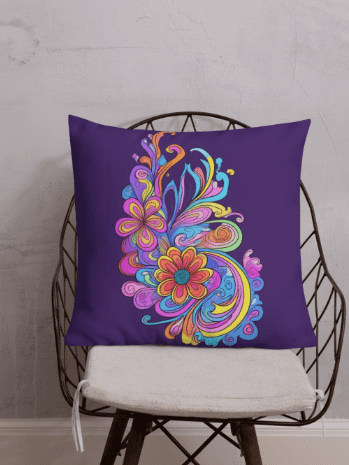 Rainbow Bloom - Pillow product image (6)