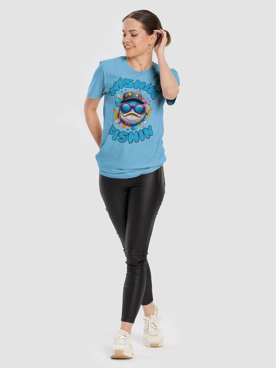Wishin Fishin Cartoon Fish T-Shirt product image (42)