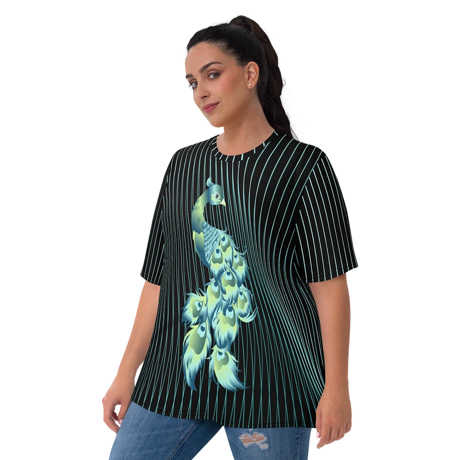 Pretty Peacock All Over Print T-shirt product image (6)