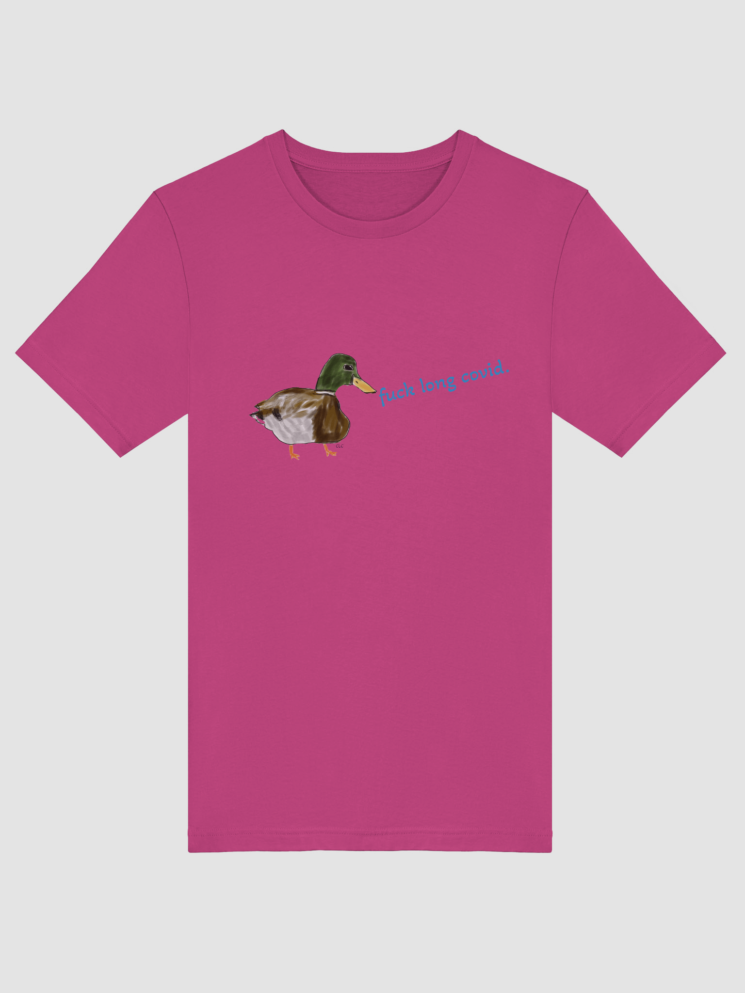 Duck F*CK Long Covid Unisex T-Shirt product image (30)