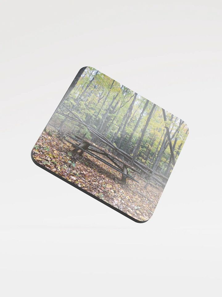 Picnic Table in the Fall Cork Coaster product image (1)