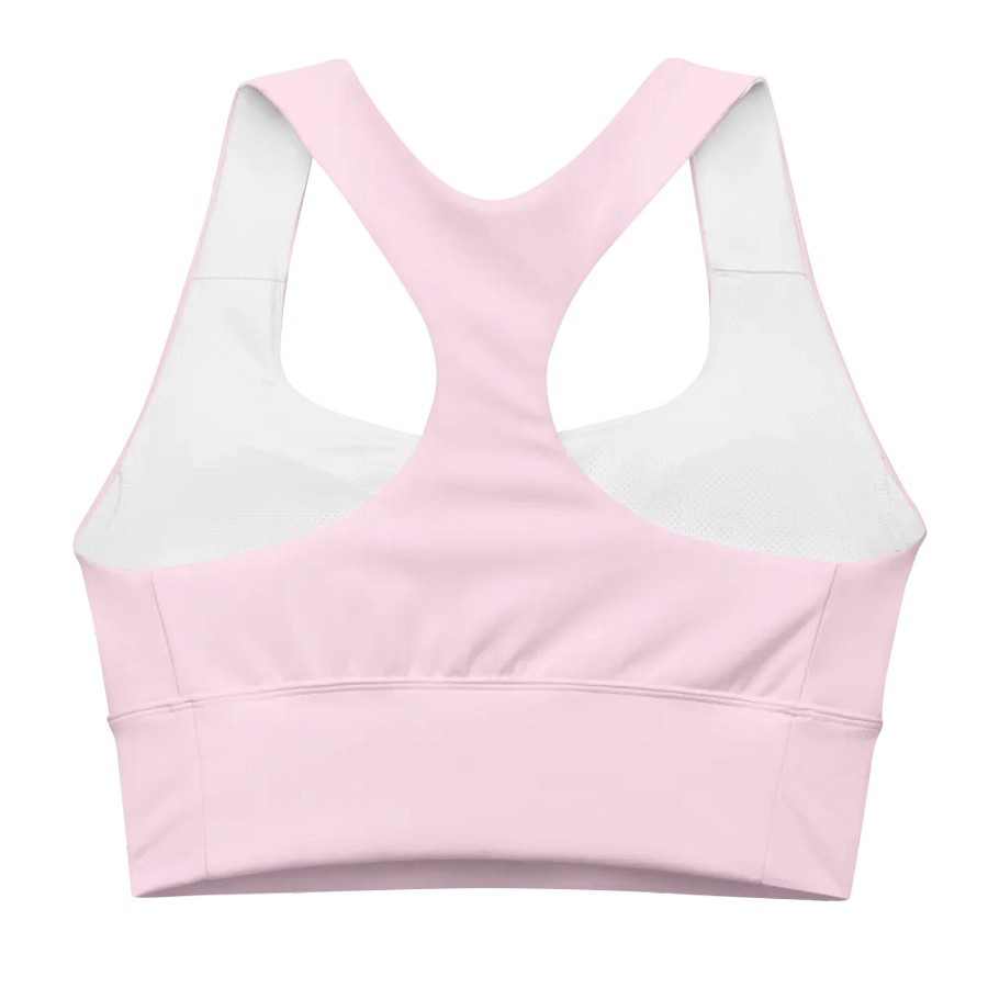 Pink Gingham Cherry Sports Bra product image (5)