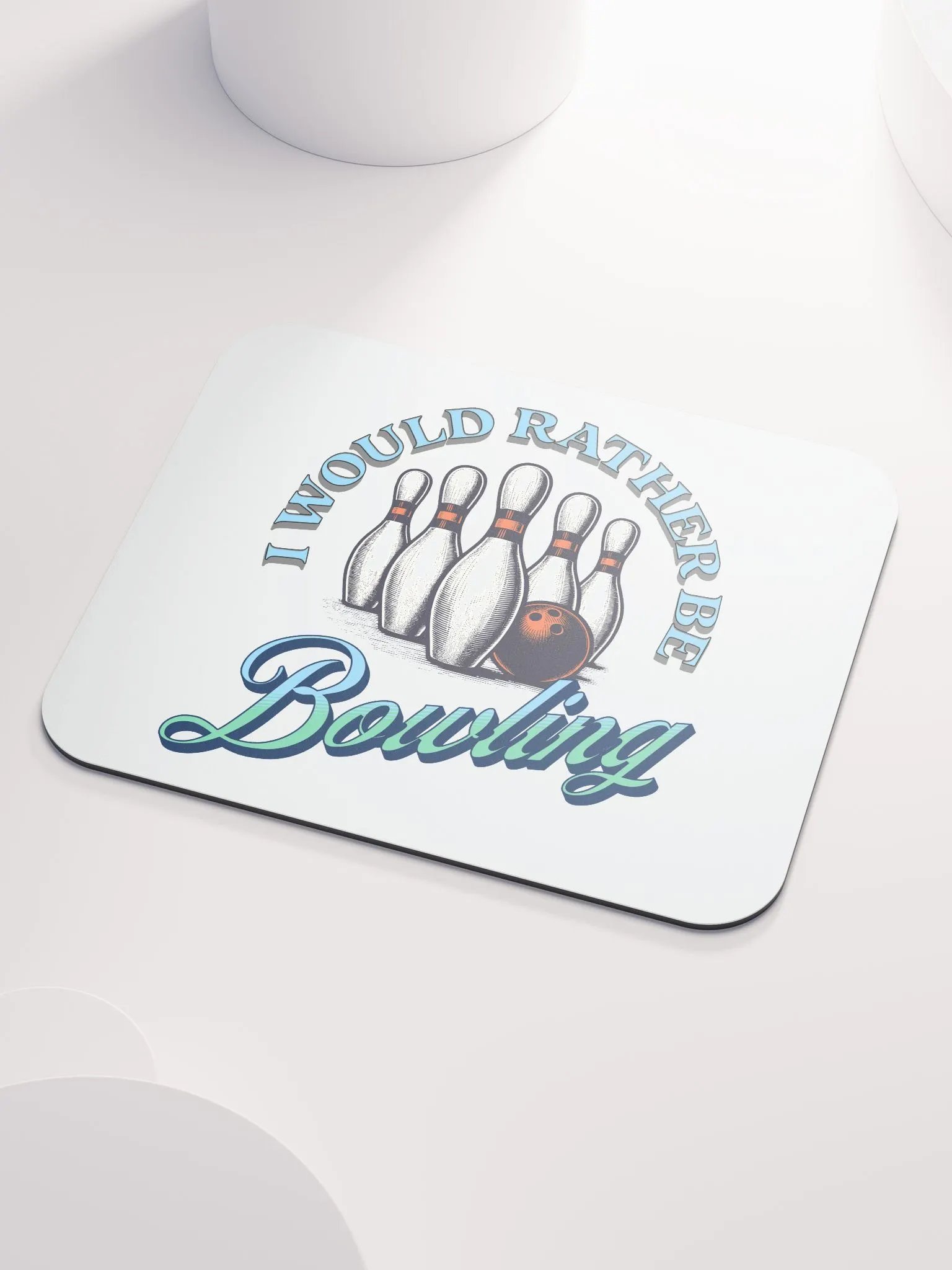 I Would Rather Be Bowling Strike Zone Mouse Pad product image (3)