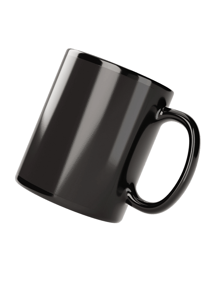 Broc's White Logo on Black Mug product image (3)
