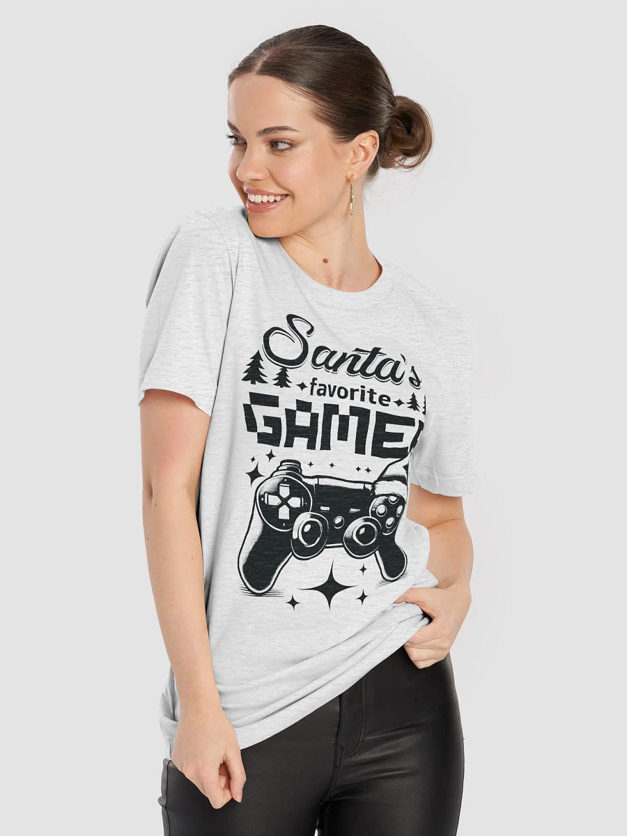 Santa's Favorite Gamer T-Shirt product image (4)