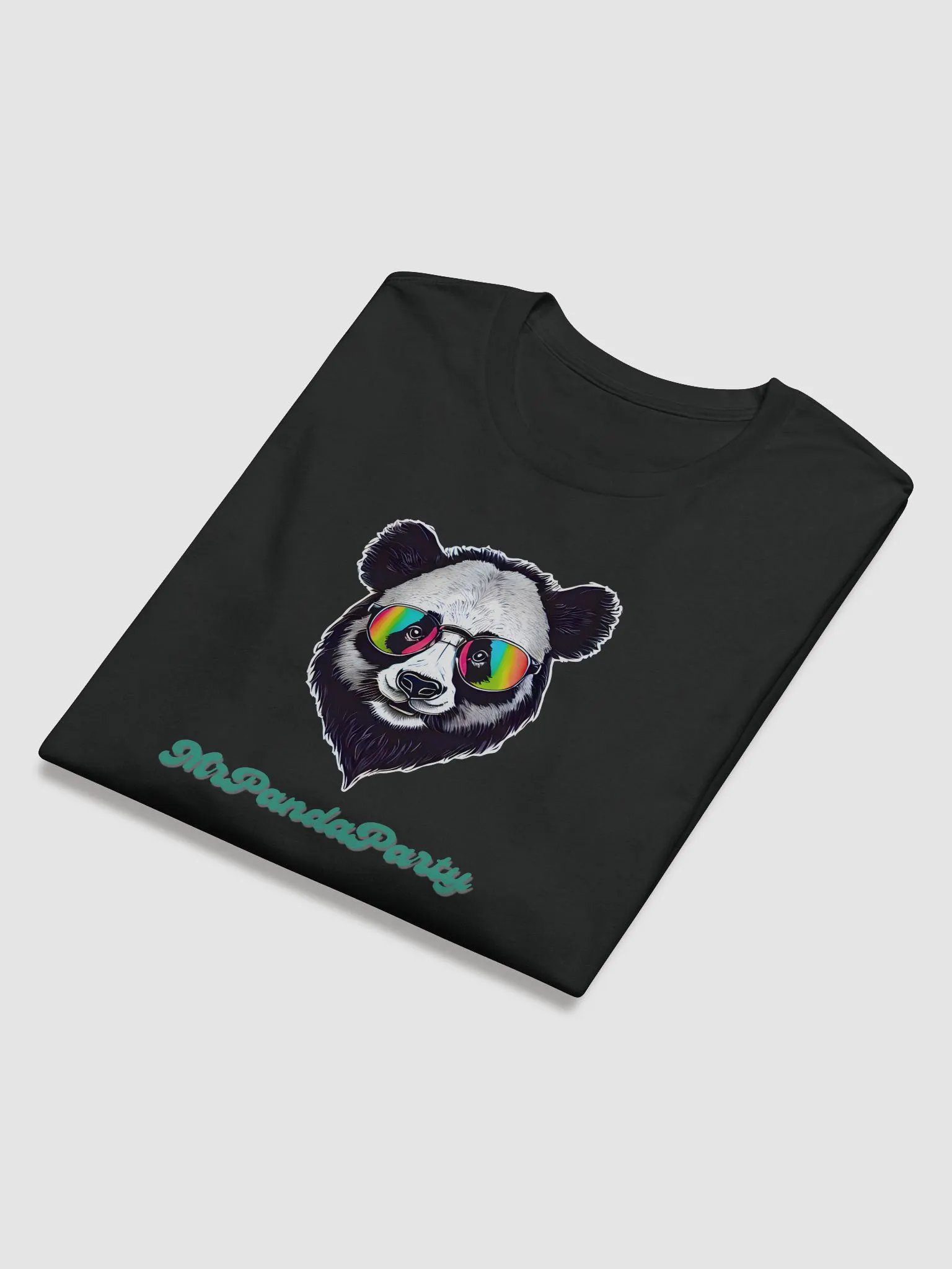 Rainbow Shades Panda Long Sleeve Tee product image (16)