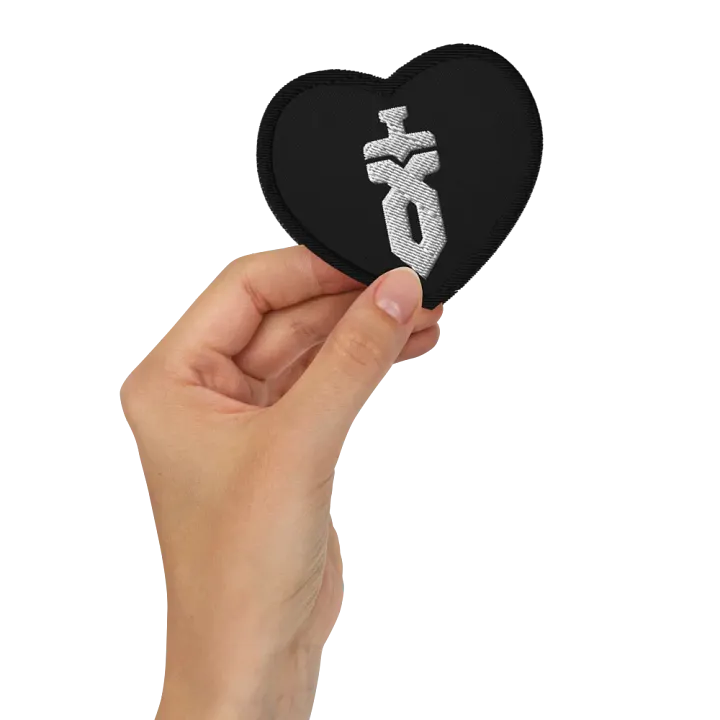 Heart Patch (White Logo) product image (2)