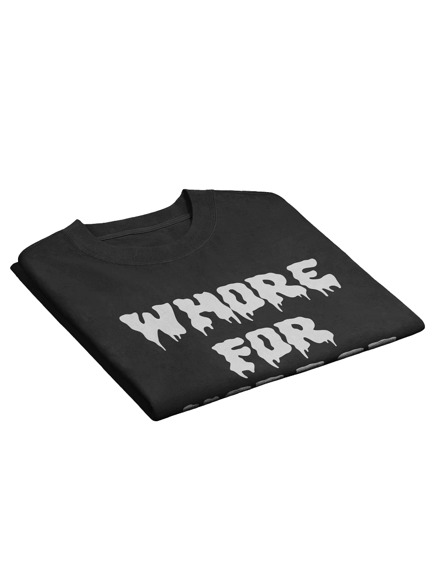 Whore for Horror Faded Oversized T shirt product image (3)
