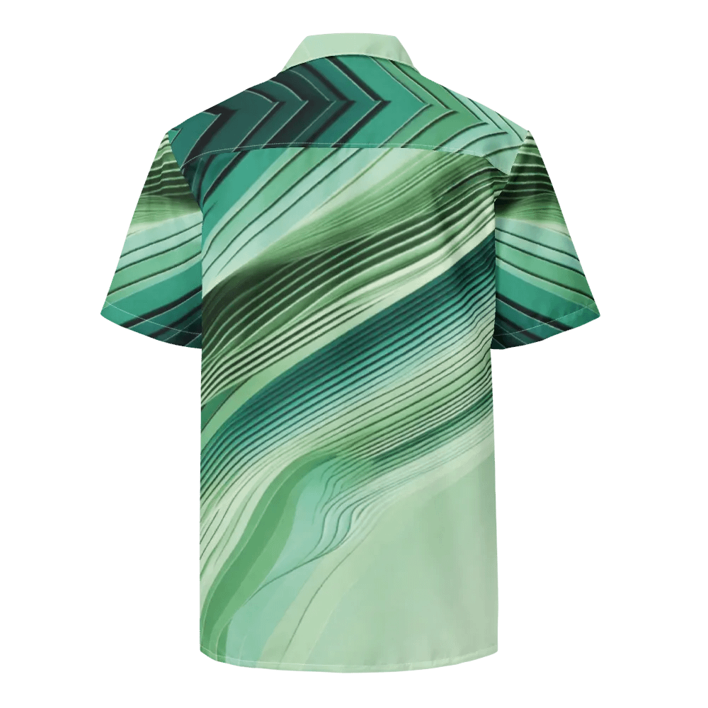 Men's Full-Print-8 Green Hawaiian Shirt product image (5)