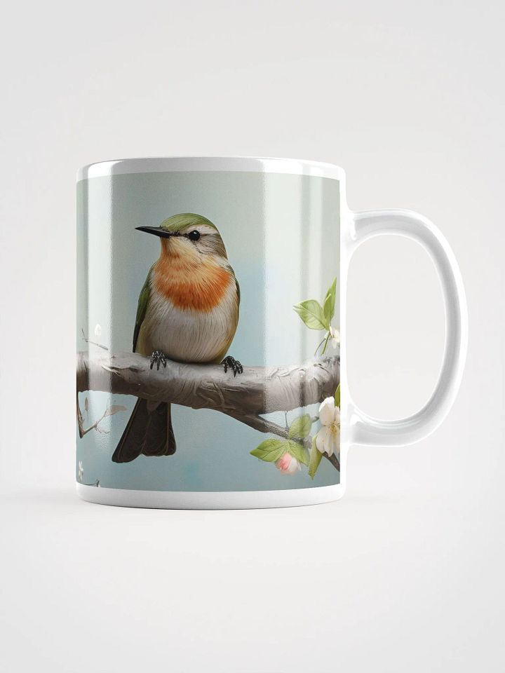Blossom Bird White Glossy Mug product image (1)