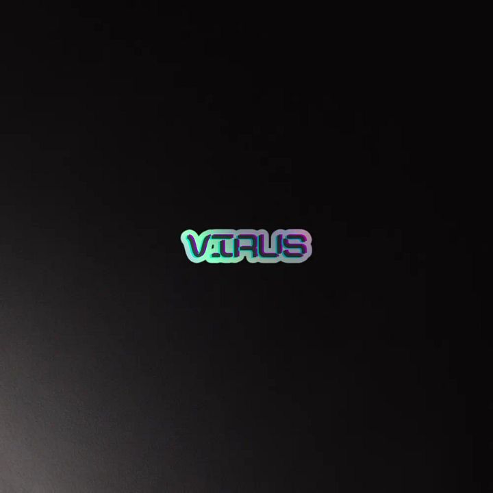 Virus Holographic Sticker product image (4)