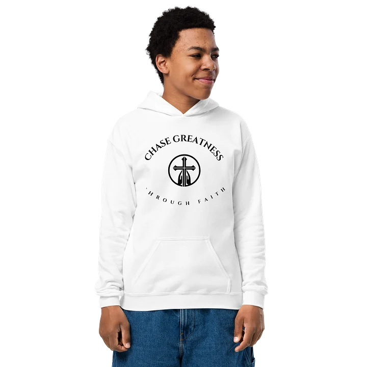 CG Faith White Kids Hoodie product image (1)