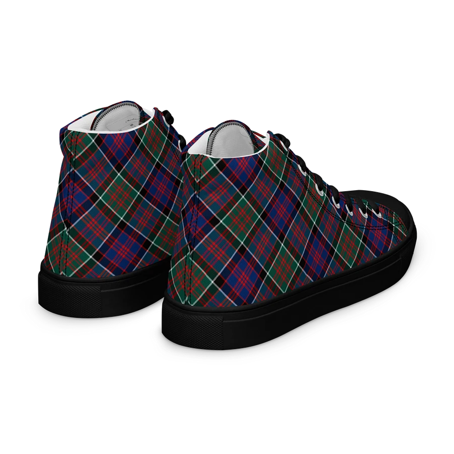 MacDonald Clanranald Tartan Men's High Top Shoes product image (10)