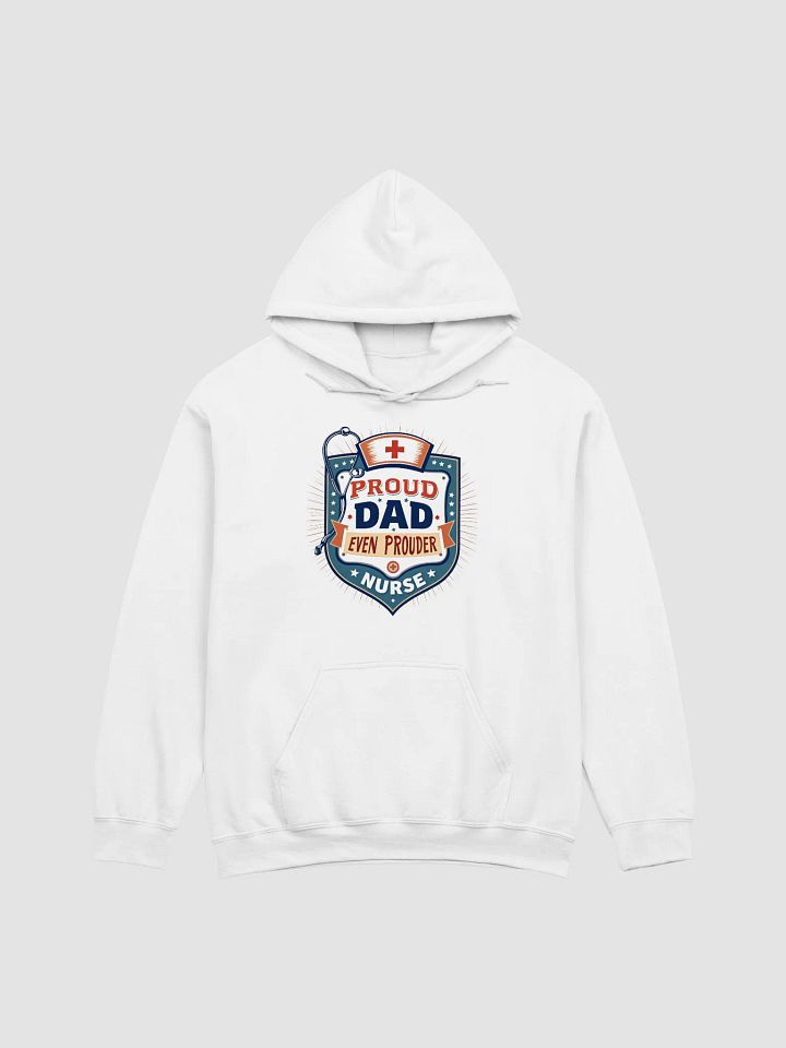 Proud Nurse Dad Shield Hoodie product image (7)