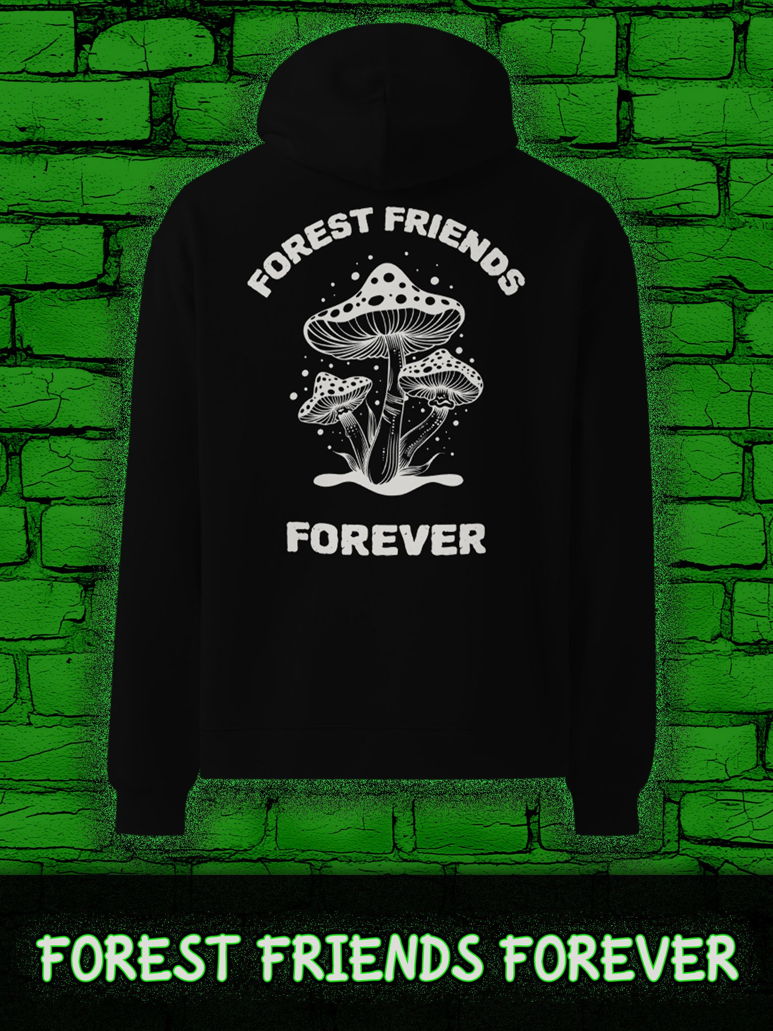 FOREST FRIENDS FOREVER Unisex Premium Oversized Hoodie product image (1)