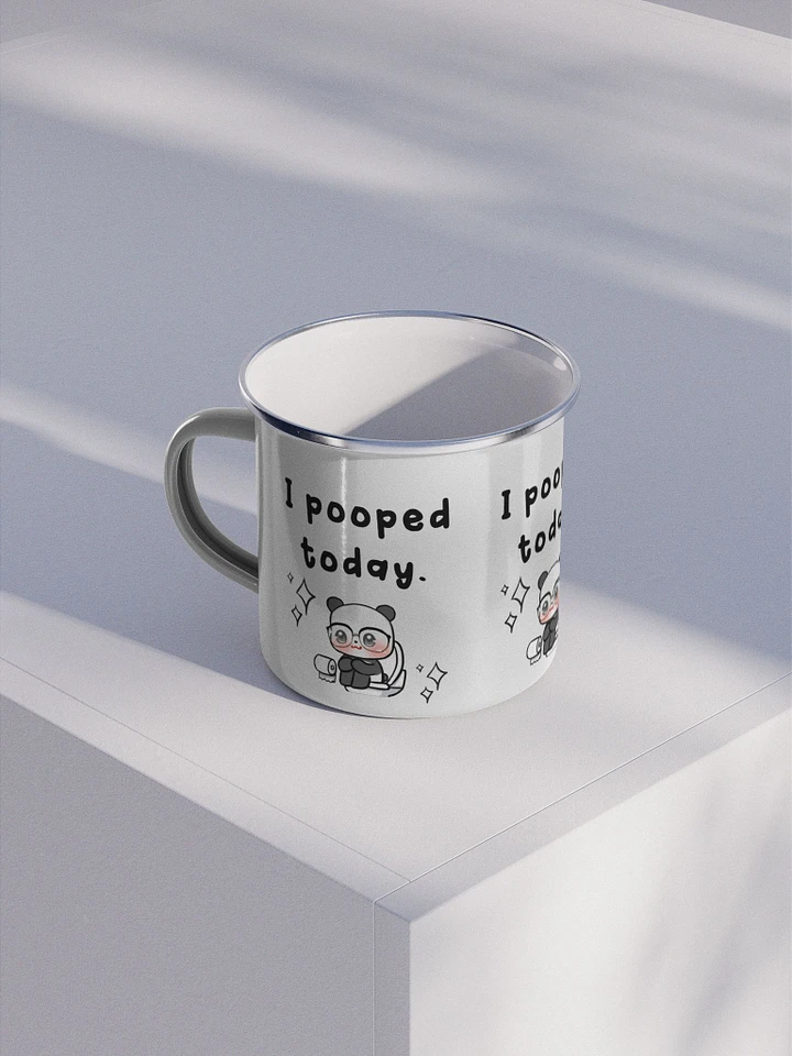 I Pooped Today Enamel Mug product image (1)