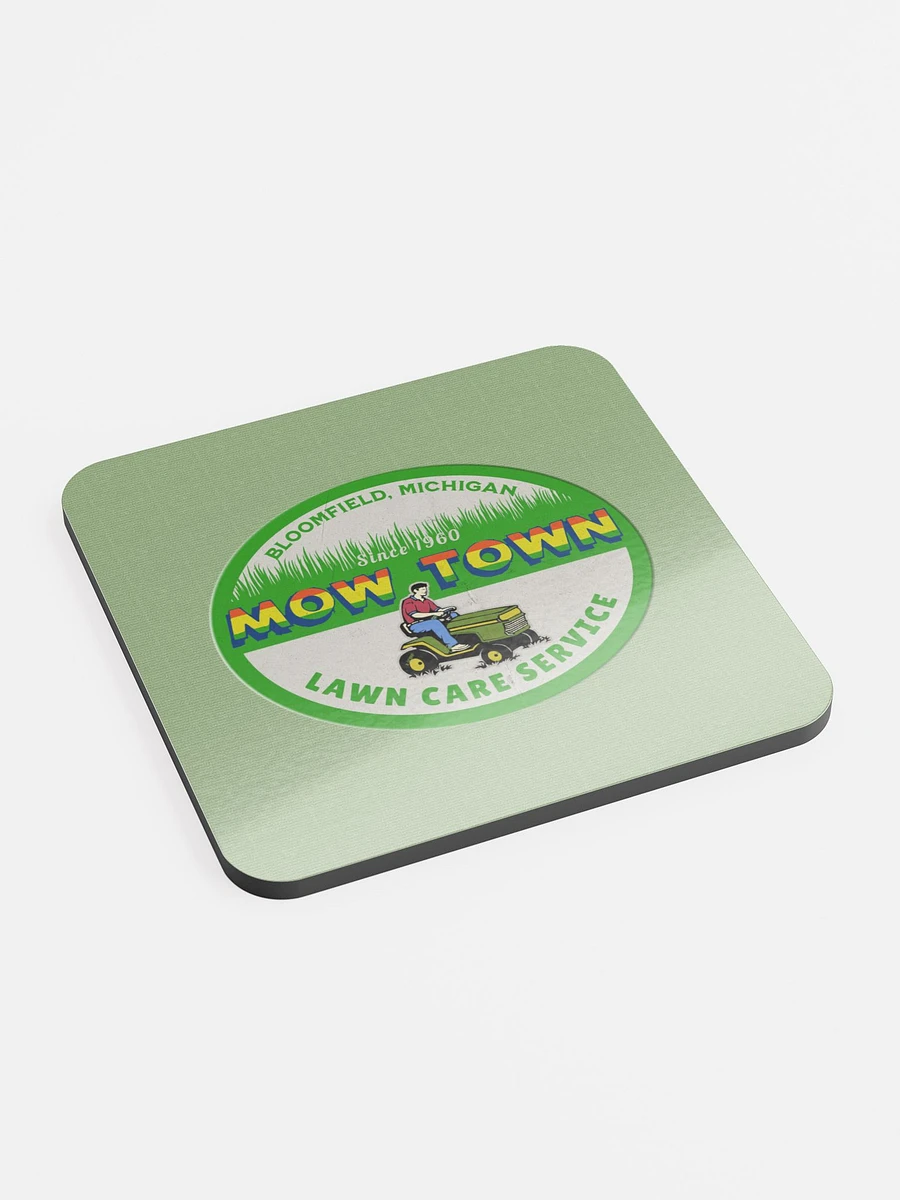 Mow Town Lawn Care Beverage Coaster product image (4)