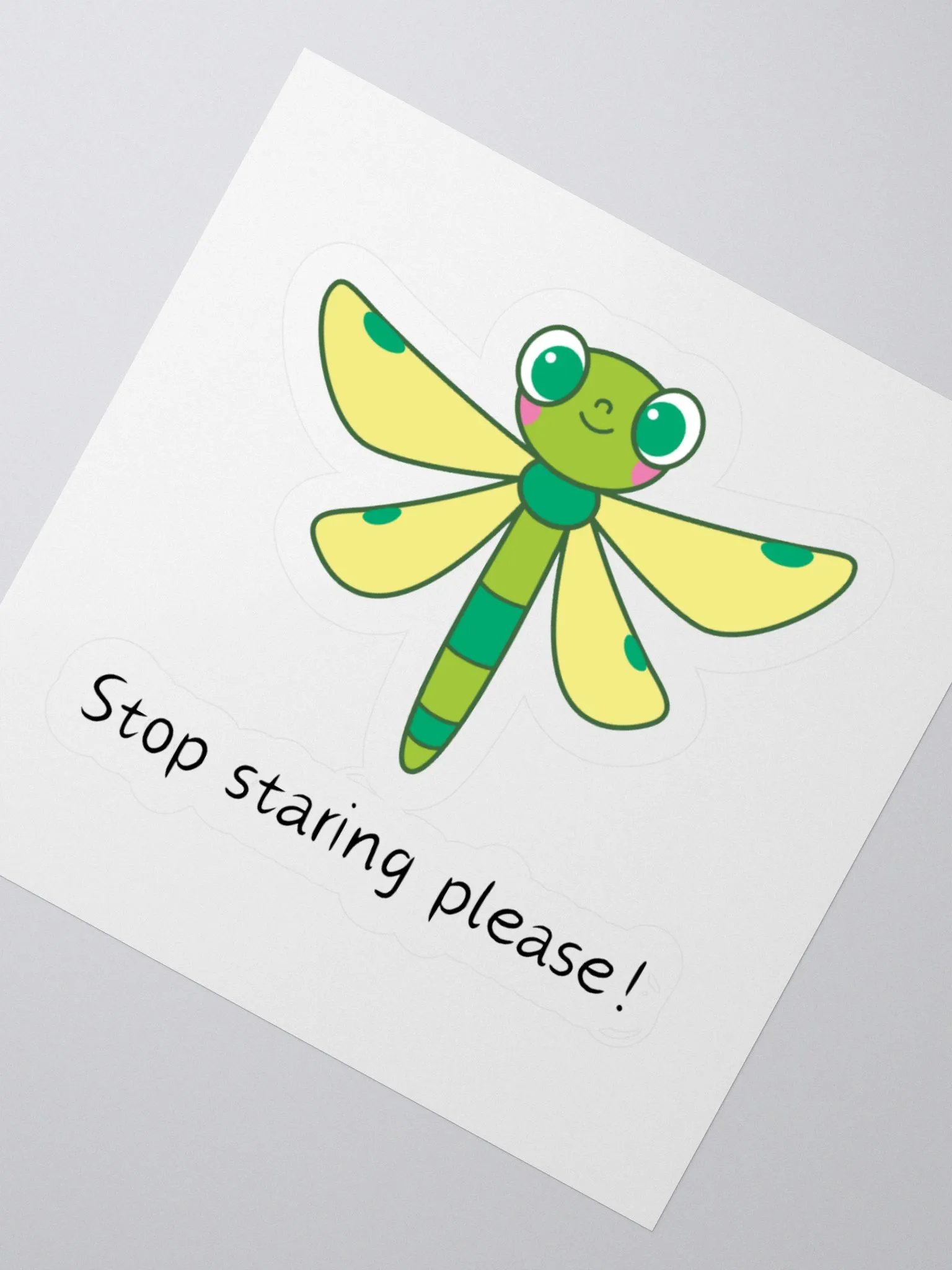 Whimsical Dragonfly Kiss-Cut Sticker 011 product image (1)