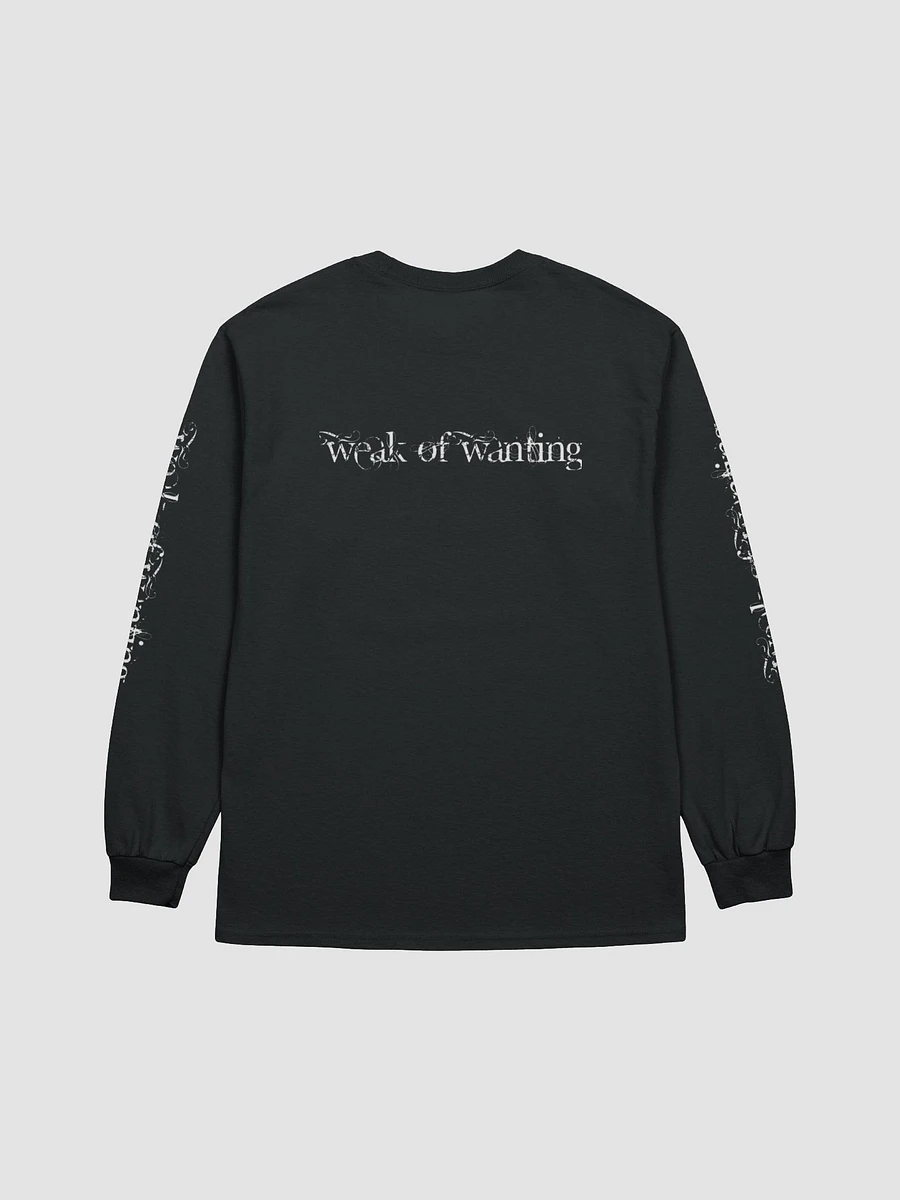 Weak Of Wanting 'Chaotic Angel' Reversed Long Sleeve T-Shirt (Front, Back & Sleeve Print) product image (2)