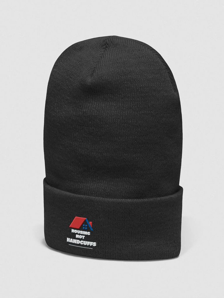 Housing Not Handcuffs Embroidered Beanie product image (2)