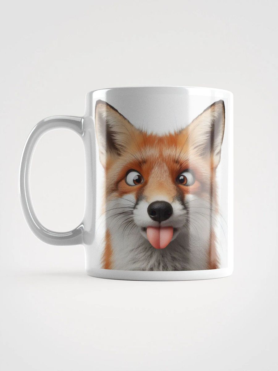 Rude Fox #Humorous Glossy Mug - White product image (6)