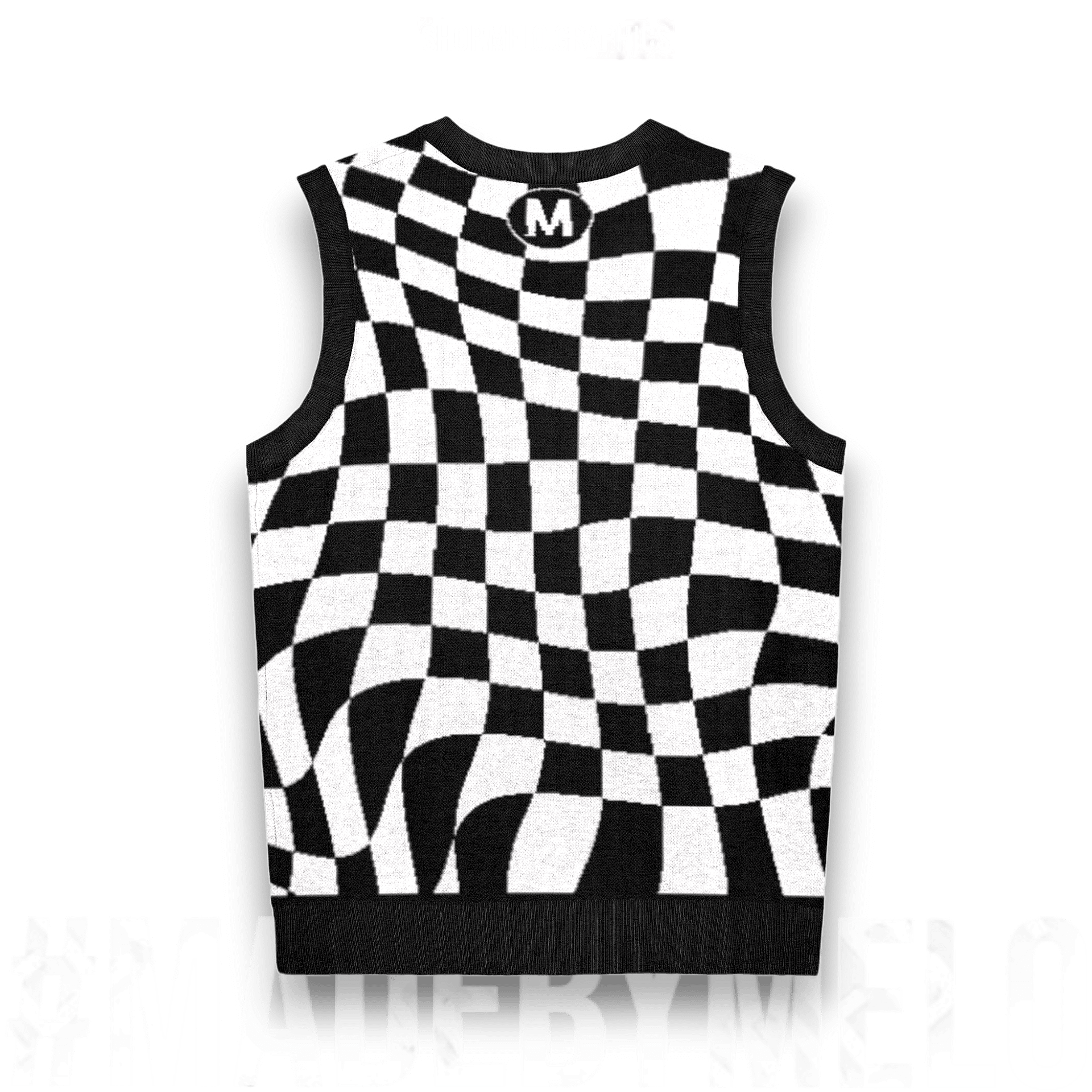 Warped & Checked Out - Knit Sweater Vest | #MadeByMELO product image (2)