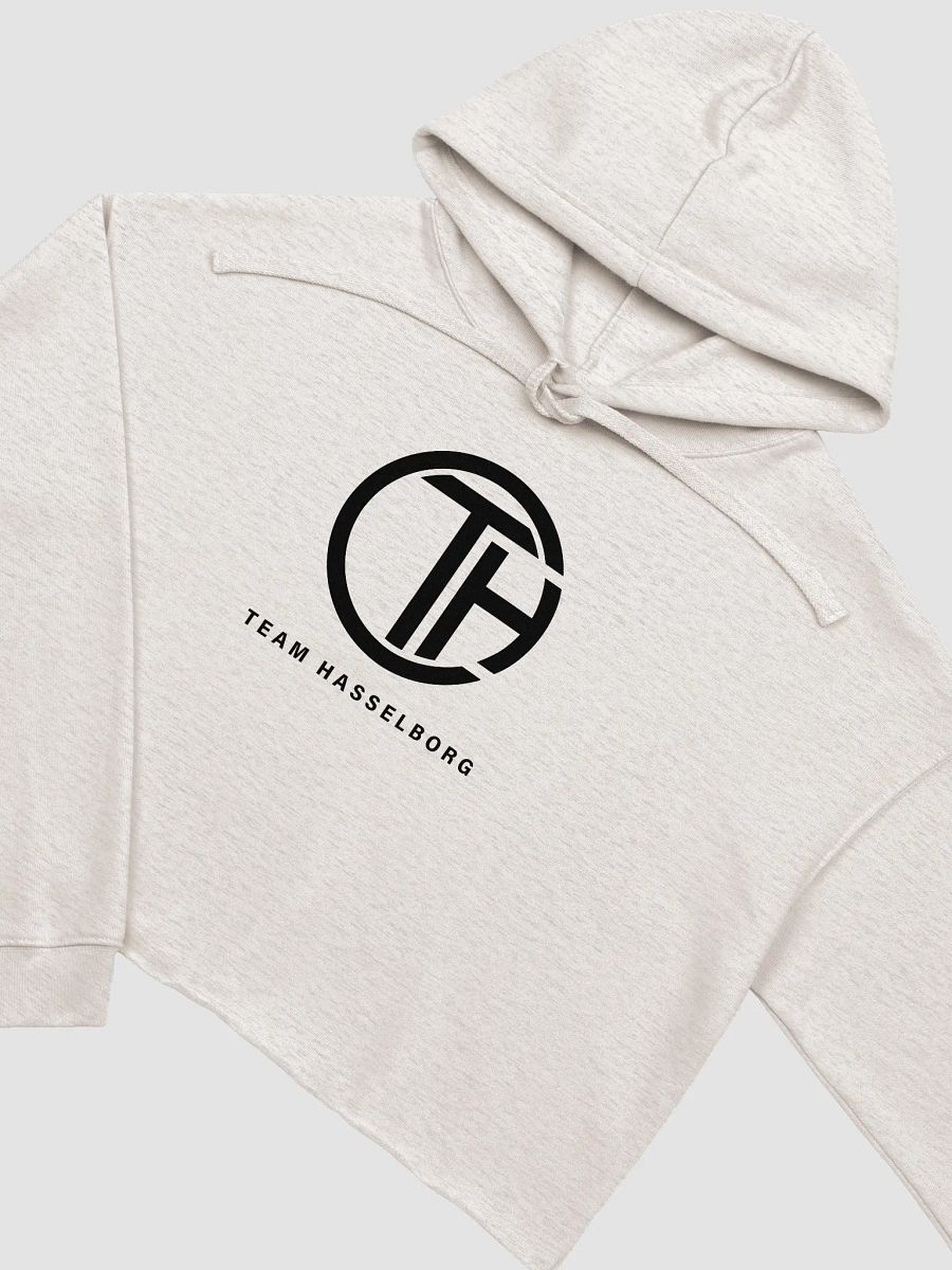 Hasselborg Logo Cropped Hoodie - Heather Dust product image (3)