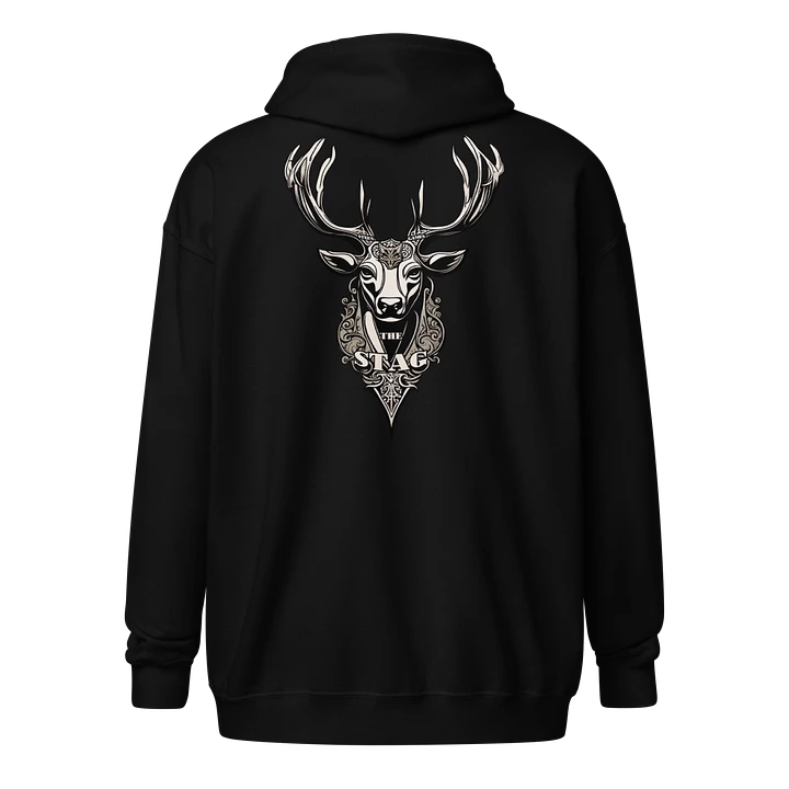 The Stag back print Zip up hoodie product image (1)