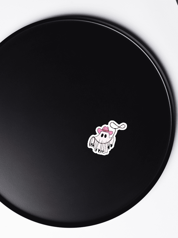 Pink Pony Ghost die cut magnet product image (2)
