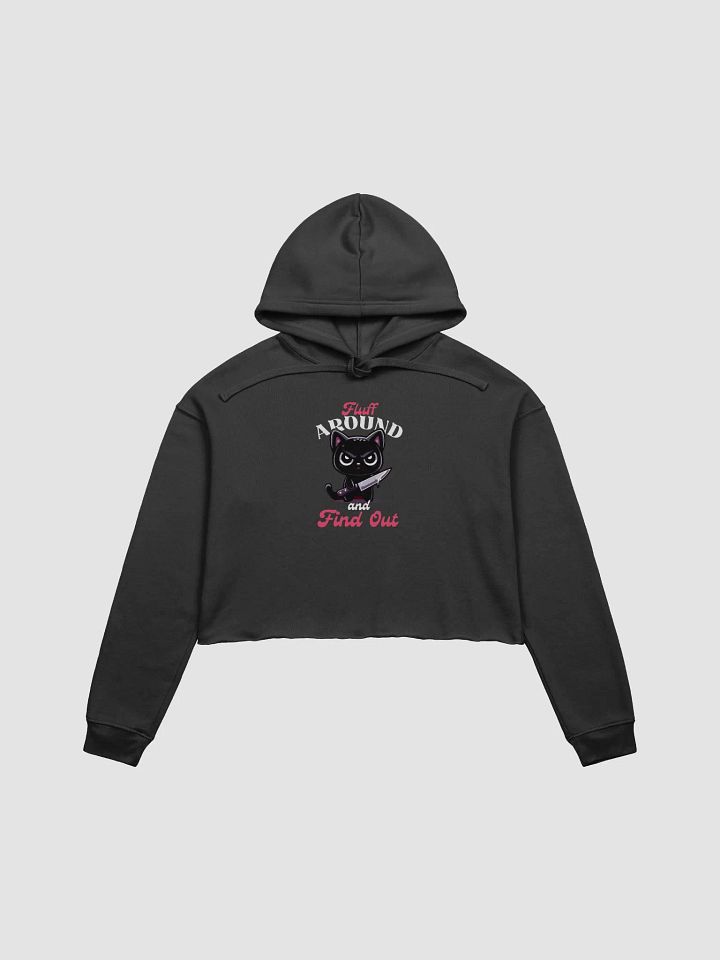 Fluff Around and Find Out Crop Hoodie product image (4)