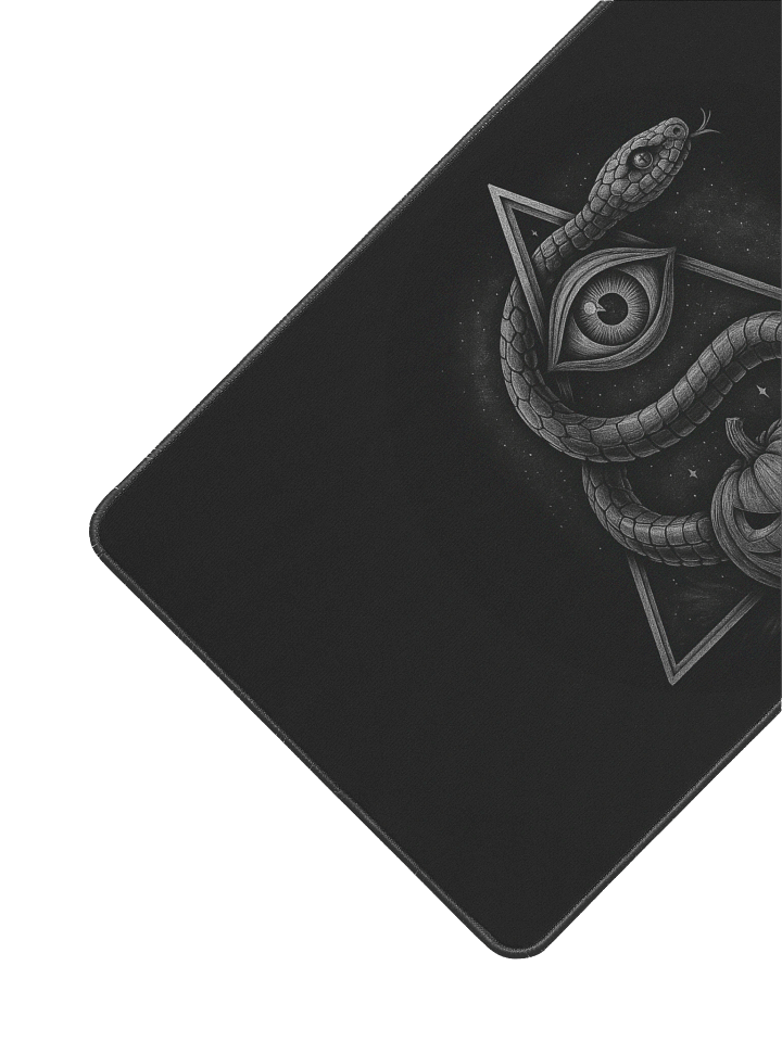 MIDNIGHT SHADE DESK MAT – 12"x22" [BLACK BACKGROUND] product image (2)