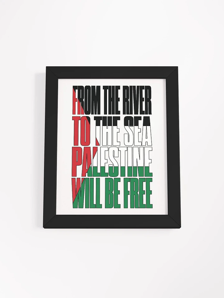 Palestine - From The River To The Sea - Framed High-Quality Matte Poster product image (1)