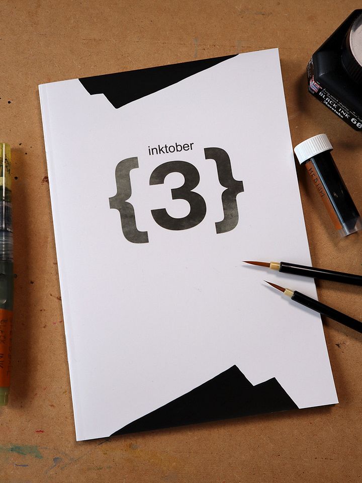 zine : inktober seventeen | eighteen - doodlyfied product image (4)